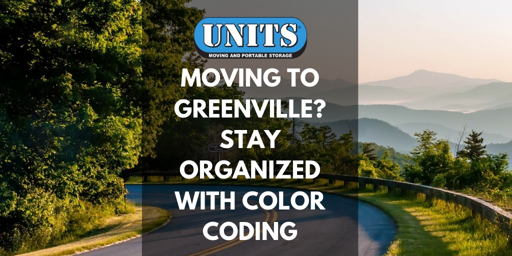 Moving to Greenville? Stay Organized with Color Coding | UNITS of Greenville